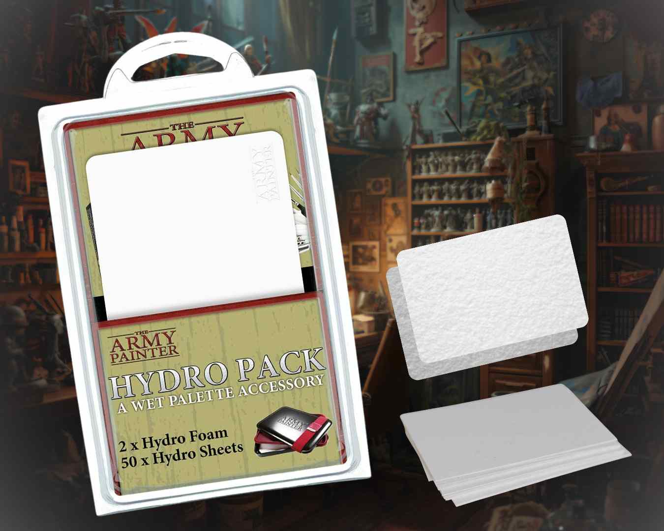 Army Painter Hydro Pack Refills — hydration paper and foam replacement for the Army Painter Wet Palette