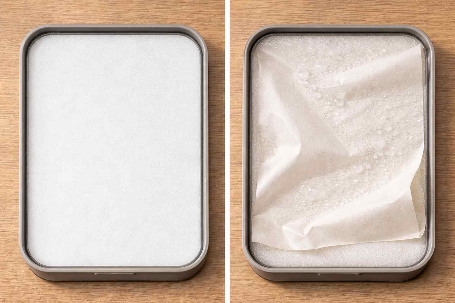 Redgrass hydration paper vs generic parchment paper comparison for wet palette